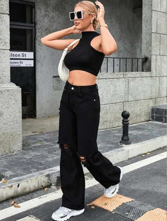 High-Rise Relaxed Jeans