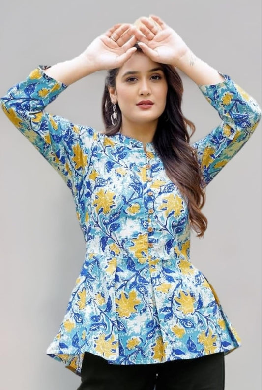 Printed Shirt Top for Women