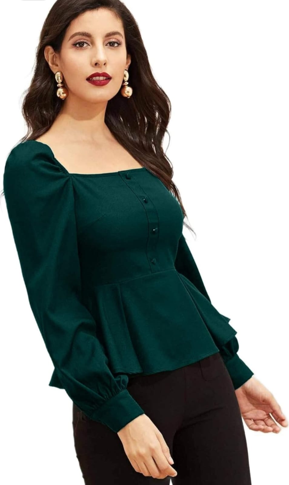 Casual Long Sleeve Western Top for Women/Girls