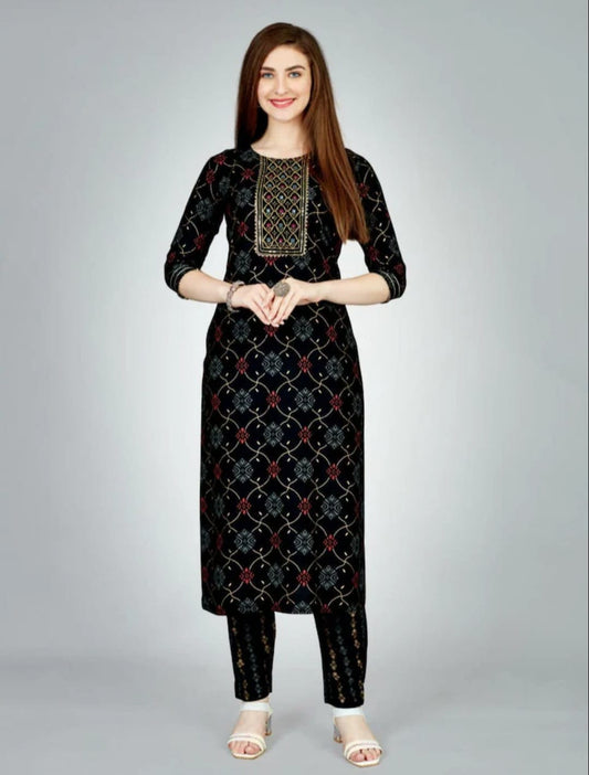 NEED Printed Cotton Straight Kurtis for Women Fancy Kurti for Girls, Regular, Office, College Wear Kurta for Ladies.