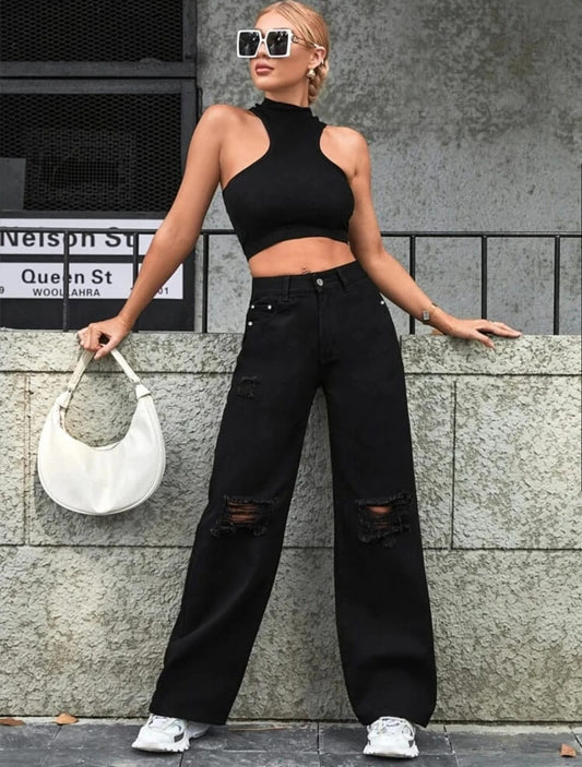 High-Rise Relaxed Jeans