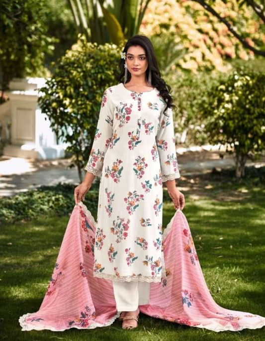 Indian Latest Designer Salwar Suit Collection. Exclusive embroidery work gives a fashionable look, and high-sense style and luxury makes you ready for envious glares and very rich &amp; royal at the Party, Function, event, etc.