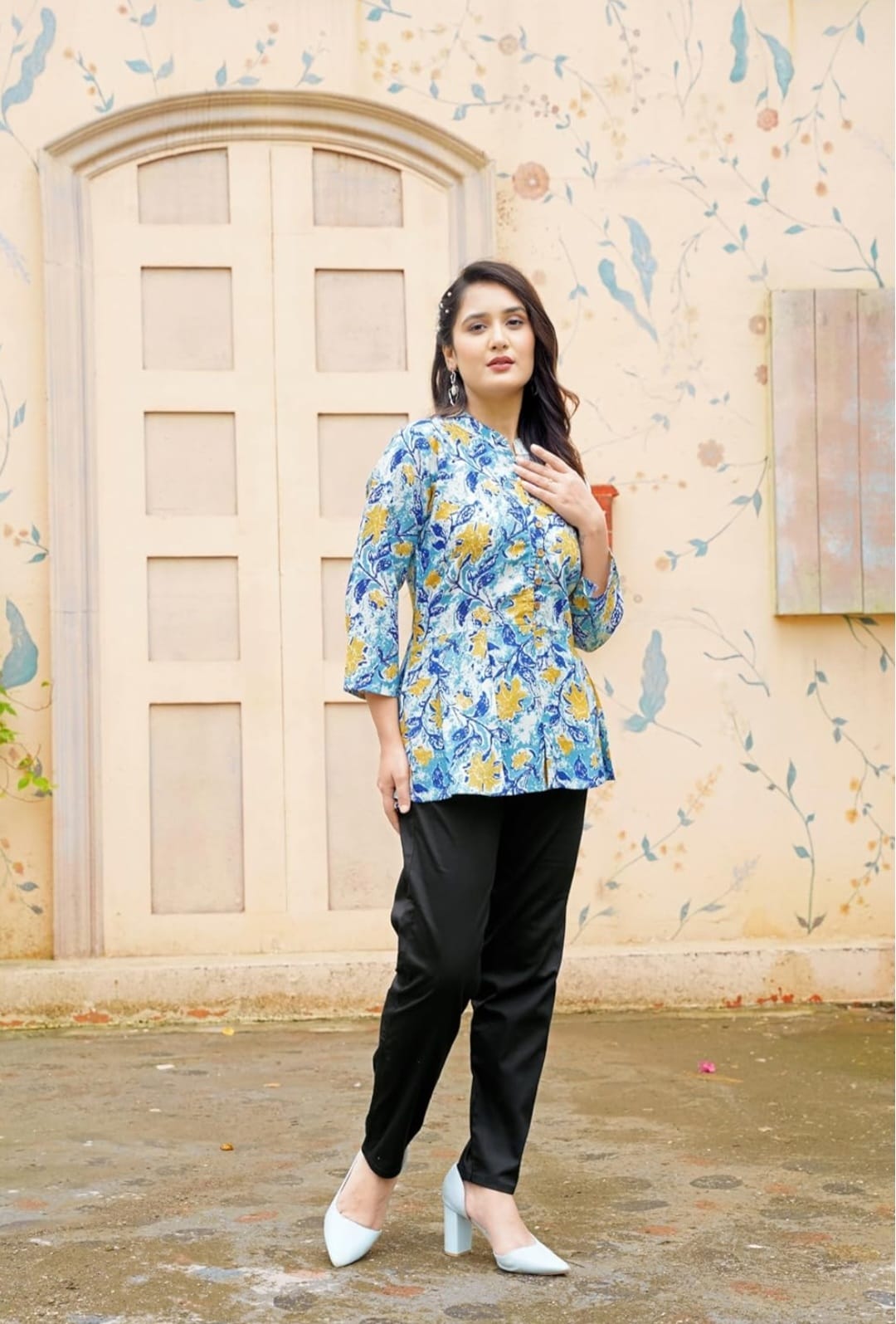 Printed Shirt Top for Women